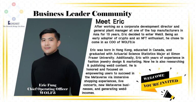 Business Leader Community - Eric Fung - WOLF3