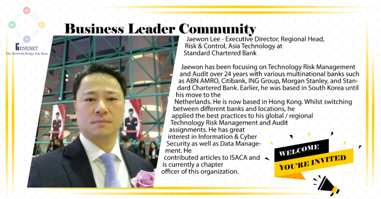 Business Leader Community - Jaewon Lee - Standard Chartered Bank