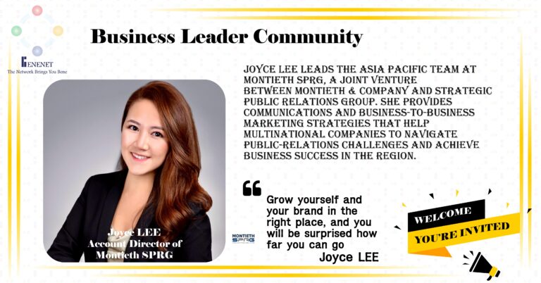 Business Leader Community - Joyce Lee - Montieth SPRG