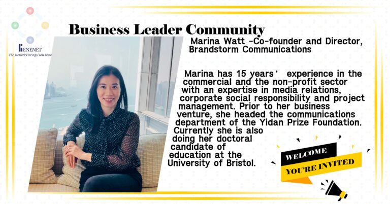 Business Leader Community - Marina Watt - Brianstorm Content & Brandstorm Communications